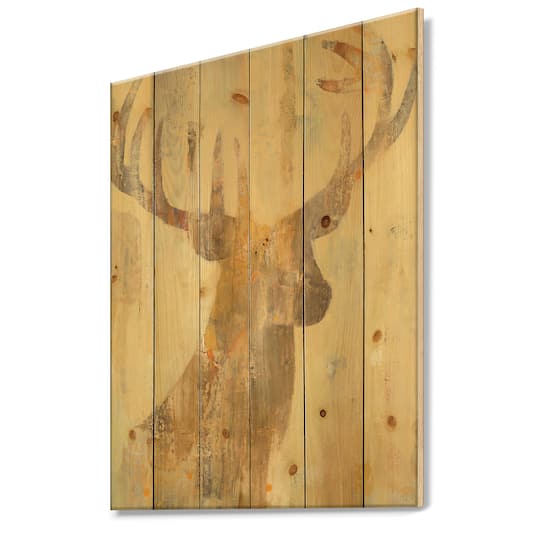 Designart - Golden Deer I